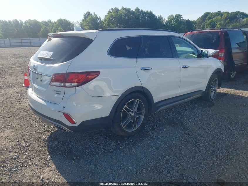 2018 Hyundai Santa fe VIN KM8SR4HF4JU276041 IAAI salvage auction — FRONT END, Clear (Arkansas), sold $1,650 on 2026-07-09 (photo 4)