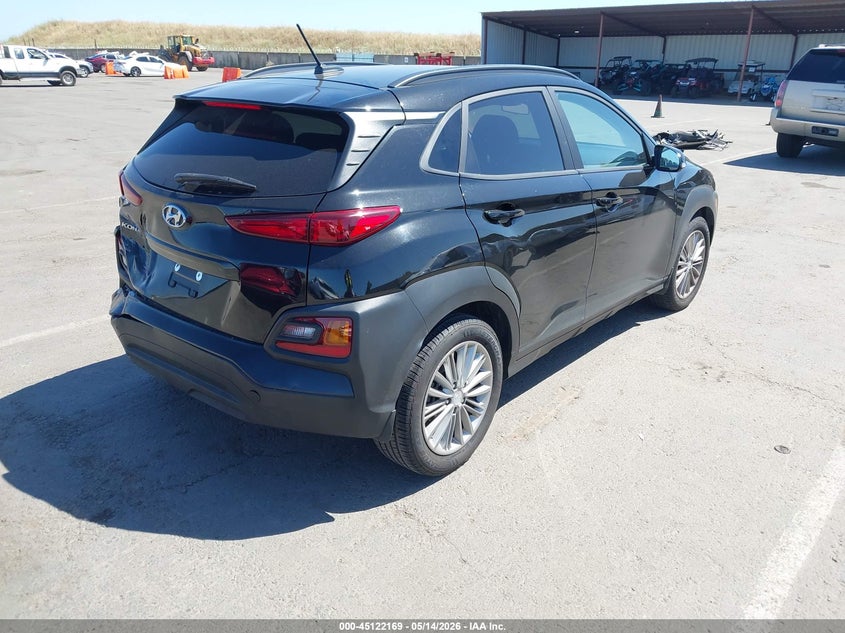 2020 Hyundai Kona VIN KM8K22AA1LU413754 IAAI salvage auction — REAR END, Salvage (California), sold $4,000 on 2026-07-08 (photo 4)