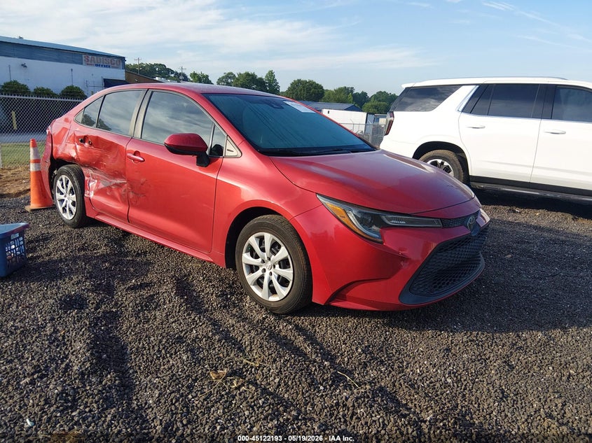 2020 Toyota Corolla VIN 5YFEPRAE1LP027959 IAAI salvage auction — RIGHT SIDE, Clear (South Carolina), sold $4,000 on 2026-07-28 (photo 1)