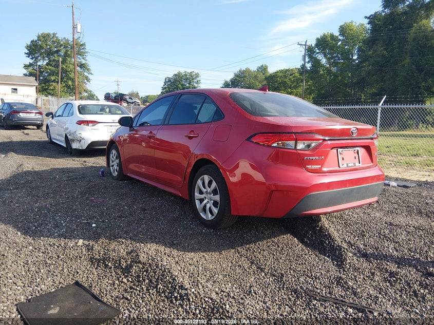 2020 Toyota Corolla VIN 5YFEPRAE1LP027959 IAAI salvage auction — RIGHT SIDE, Clear (South Carolina), sold $4,000 on 2026-07-28 (photo 3)