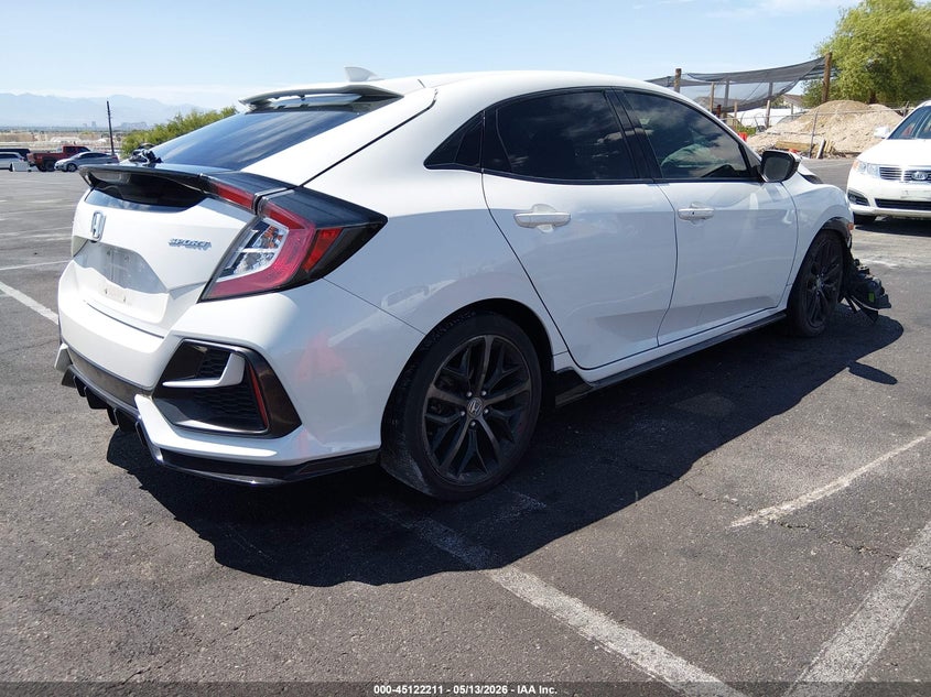 2020 Honda Civic VIN SHHFK7H46LU410505 IAAI salvage auction — FRONT END, Salvage (Nevada), sold $3,600 on 2026-07-31 (photo 4)