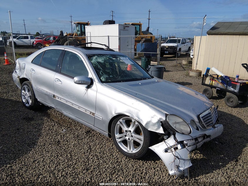 2006 Mercedes-benz E-class VIN WDBUF56J76A980695 IAAI salvage auction — LEFT FRONT, Salvage (Oregon), sold $350 on 2026-07-13 (photo 1)