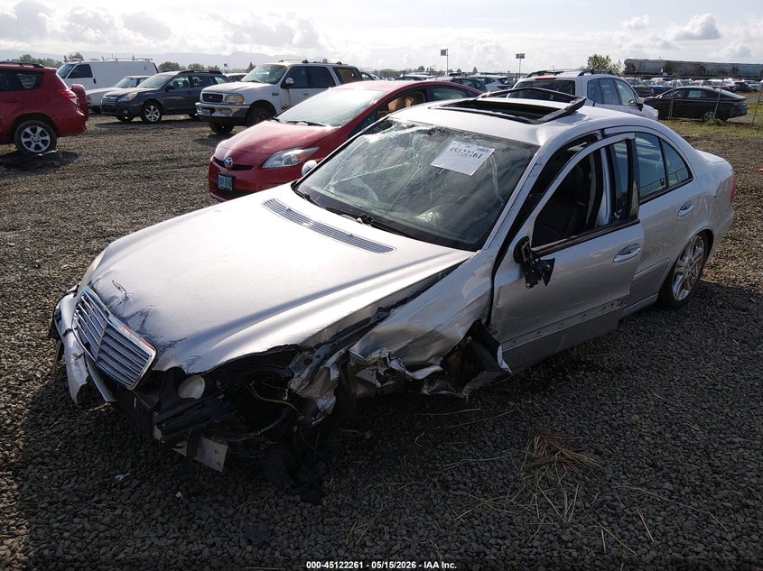 2006 Mercedes-benz E-class VIN WDBUF56J76A980695 IAAI salvage auction — LEFT FRONT, Salvage (Oregon), sold $350 on 2026-07-13 (photo 2)