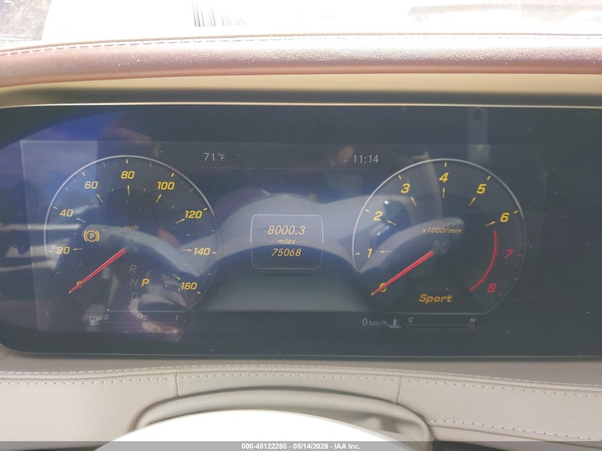 2018 Mercedes-benz S-klasse VIN WDDUG8DB1JA369264 IAAI salvage auction — RIGHT SIDE, Salvage (North Carolina), sold $7,000 on 2026-07-23 (photo 7)