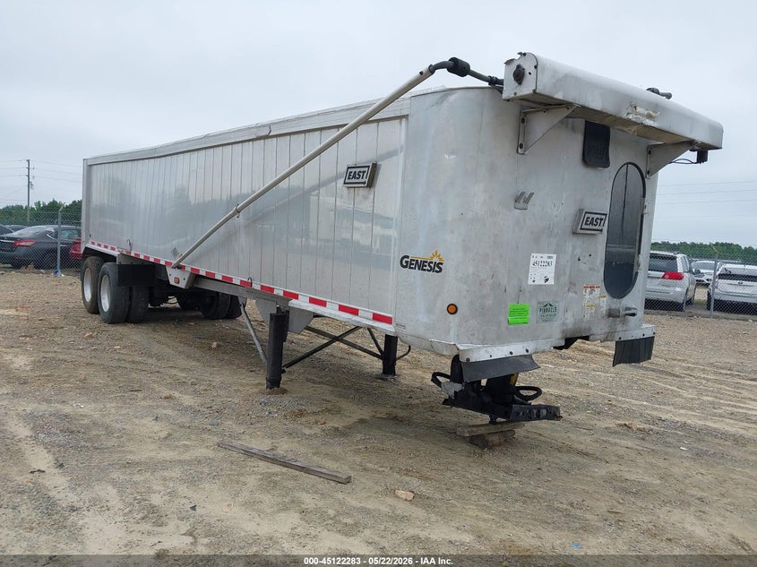 2014 East manufacturing Grain trailer VIN 1E1F9R287ER050617 IAAI salvage auction — ALL OVER, Salvage (North Carolina), sold $5,450 on 2026-08-07 (photo 1)
