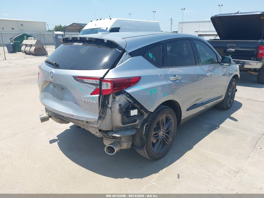 2020 Acura Rdx VIN 5J8TC1H63LL018984 IAAI salvage auction — REAR END, Original (Texas), sold $9,000 on 2026-07-23 (photo 4)