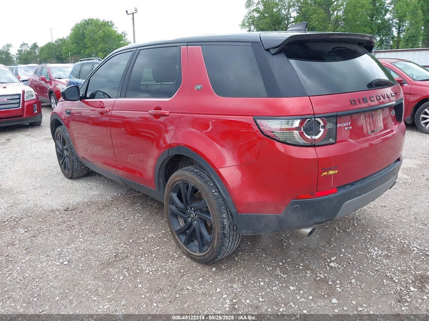 2017 Land rover Discovery sport VIN SALCR2BG0HH696101 IAAI salvage auction — HAIL, Clear (Missouri), sold $2,600 on 2026-07-30 (photo 3)