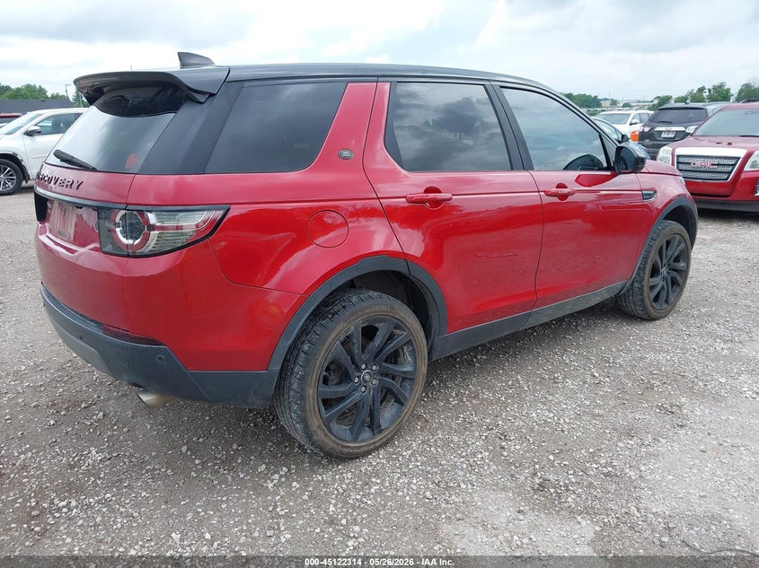 2017 Land rover Discovery sport VIN SALCR2BG0HH696101 IAAI salvage auction — HAIL, Clear (Missouri), sold $2,600 on 2026-07-27 (photo 4)