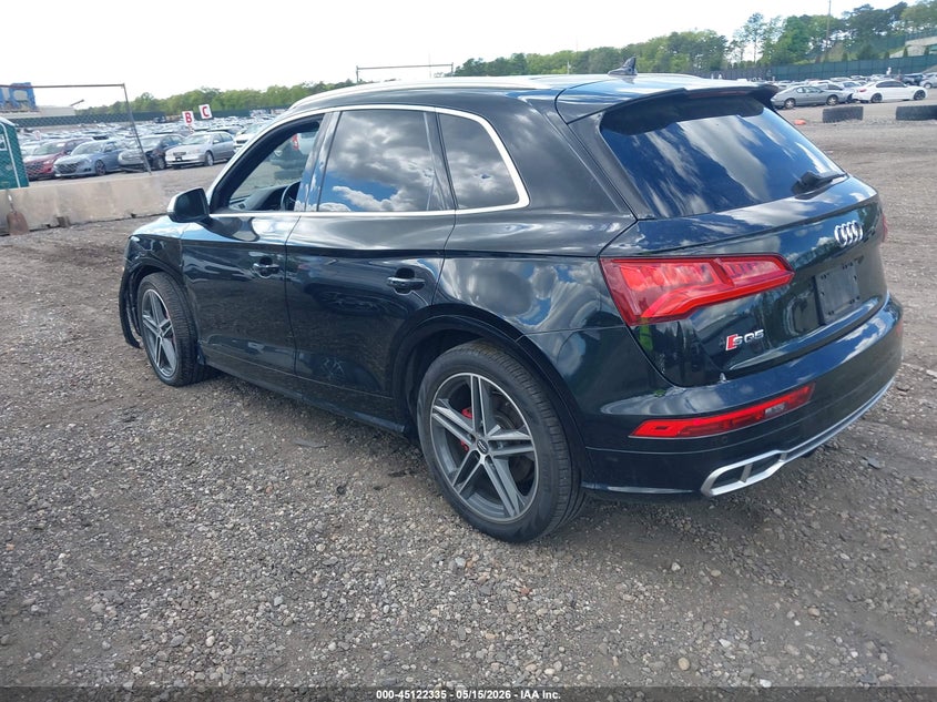 2018 Audi Sq5 VIN WA1A4AFY0J2037271 IAAI salvage auction — LEFT FRONT, Salvage (Pennsylvania), sold $50 on 2026-07-28 (photo 3)