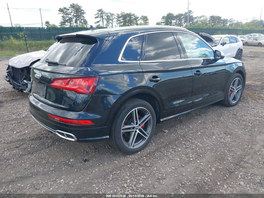 2018 Audi Sq5 VIN WA1A4AFY0J2037271 IAAI salvage auction — LEFT FRONT, Salvage (Pennsylvania), sold $50 on 2026-07-28 (photo 4)