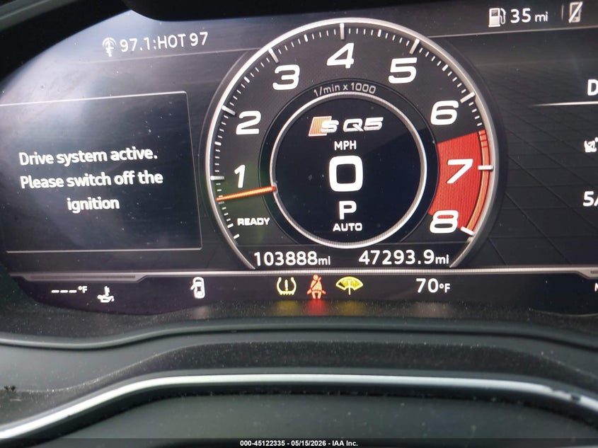 2018 Audi Sq5 VIN WA1A4AFY0J2037271 IAAI salvage auction — LEFT FRONT, Salvage (Pennsylvania), sold $50 on 2026-07-28 (photo 7)