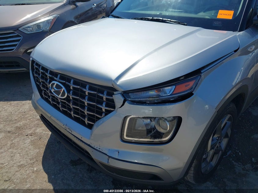 2025 Hyundai Venue VIN KMHRC8A34SU388363 IAAI salvage auction — FRONT & REAR, Clear (Oklahoma), sold $7,375 on 2026-07-22 (photo 6)