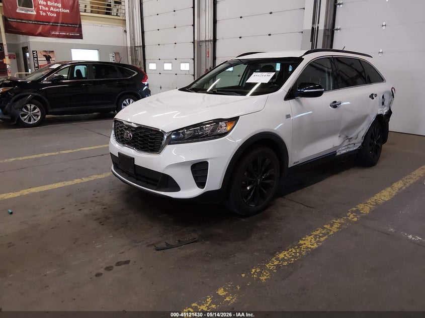 2019 Kia Sorento VIN 5XYPGDA56KG587247 IAAI salvage auction — LEFT REAR, Salvage (Oregon), sold $3,350 on 2026-07-09 (photo 2)