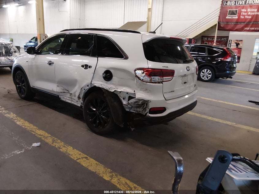 2019 Kia Sorento VIN 5XYPGDA56KG587247 IAAI salvage auction — LEFT REAR, Salvage (Oregon), sold $3,350 on 2026-07-09 (photo 3)