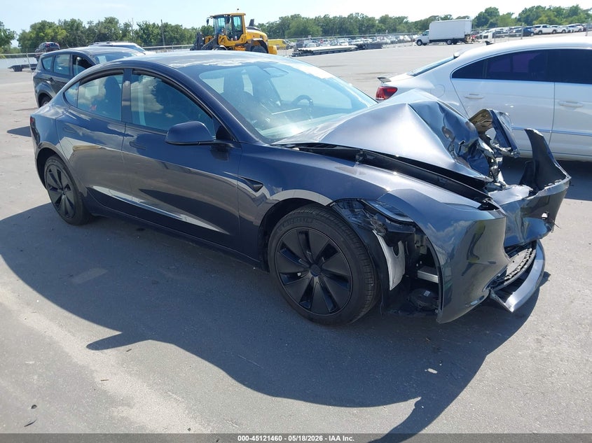 2024 Tesla Model 3 VIN 5YJ3E1EA1RF765691 IAAI salvage auction — FRONT END, Rebuildable (Florida), sold $9,500 on 2026-07-10 (photo 1)