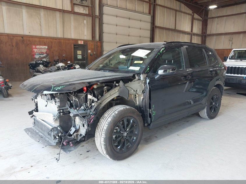 2026 Honda Cr-v VIN 7FARS6H82TE076554 IAAI salvage auction — FRONT & REAR, Mv-907A (New York), sold $14,300 on 2026-07-29 (photo 2)