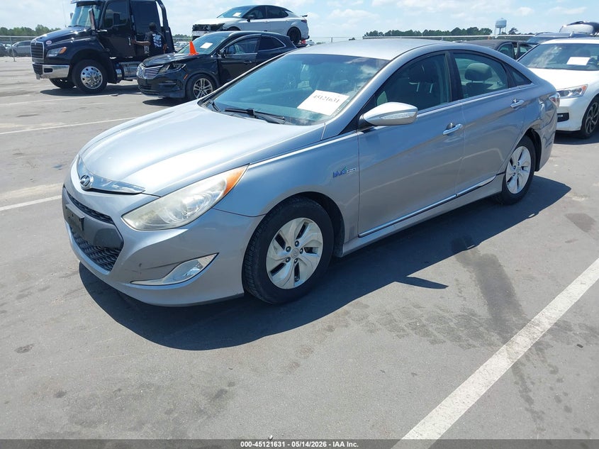 2014 Hyundai Sonata VIN KMHEC4A48EA117991 IAAI salvage auction — LEFT REAR, Salvage (North Carolina), sold $250 on 2026-07-22 (photo 2)
