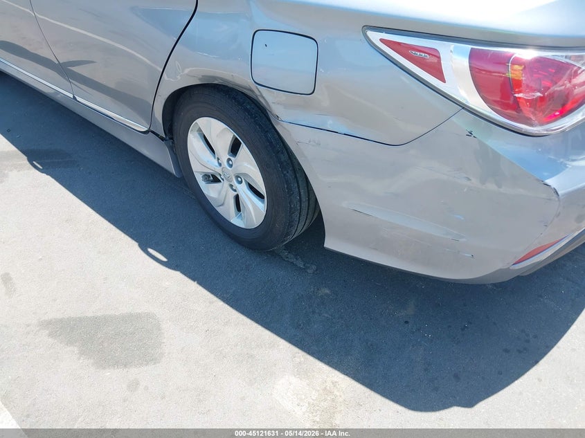 2014 Hyundai Sonata VIN KMHEC4A48EA117991 IAAI salvage auction — LEFT REAR, Salvage (North Carolina), sold $250 on 2026-07-22 (photo 6)
