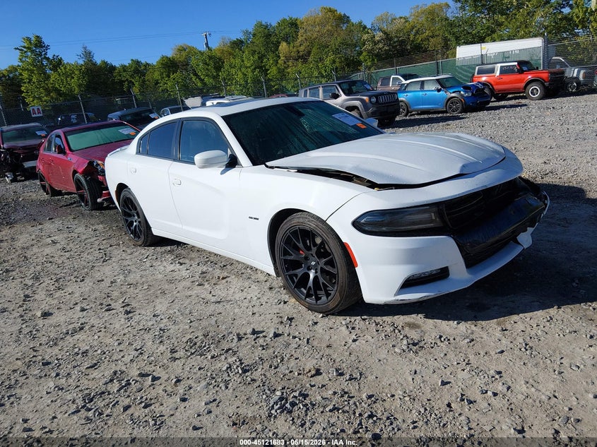2017 Dodge Charger VIN 2C3CDXCT3HH585443 IAAI salvage auction — FRONT END, Salvage Title, sold $2,350 on 2026-07-09 (photo 1)