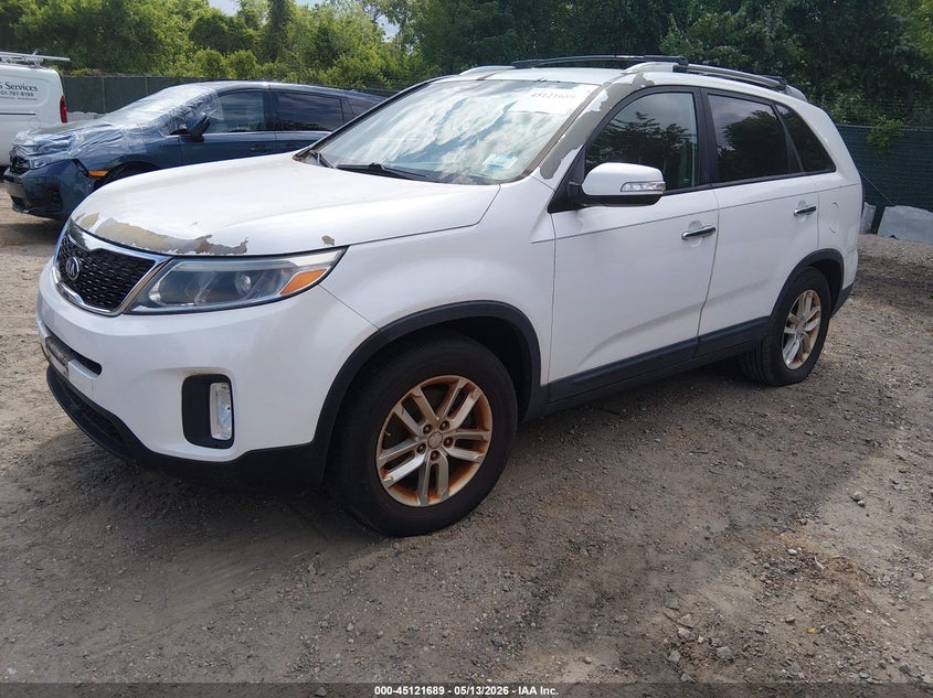 2014 Kia Sorento VIN 5XYKT4A69EG476758 IAAI salvage auction — NORMAL WEAR, Clear-Dealer Only (Texas), sold $1,450 on 2026-07-09 (photo 2)