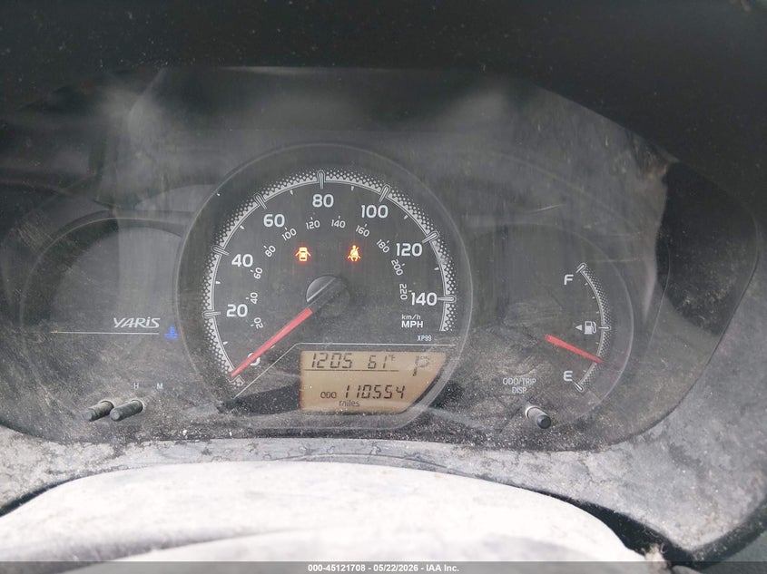 2015 Toyota Yaris VIN VNKKTUD34FA051507 IAAI salvage auction — RIGHT SIDE, Salvage (West Virginia), sold $2,950 on 2026-07-09 (photo 7)