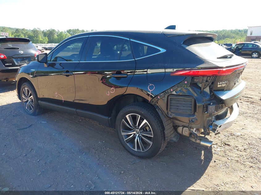 2021 Toyota Venza VIN JTEAAAAH8MJ052371 IAAI salvage auction — REAR END, Salvage Title, sold $10,100 on 2026-07-22 (photo 3)