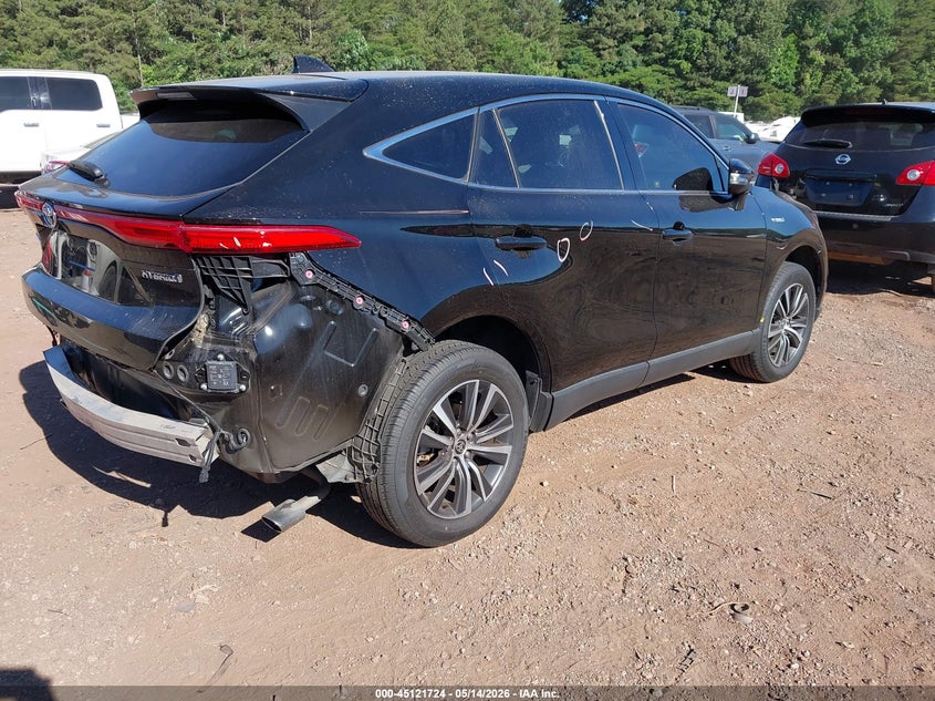 2021 Toyota Venza VIN JTEAAAAH8MJ052371 IAAI salvage auction — REAR END, Salvage Title, sold $10,100 on 2026-07-22 (photo 4)