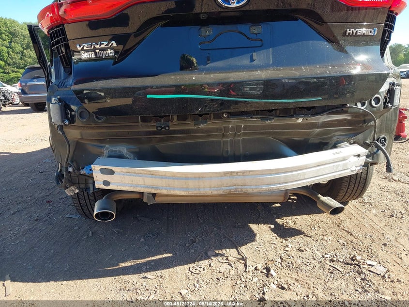 2021 Toyota Venza VIN JTEAAAAH8MJ052371 IAAI salvage auction — REAR END, Salvage Title, sold $10,100 on 2026-07-22 (photo 6)