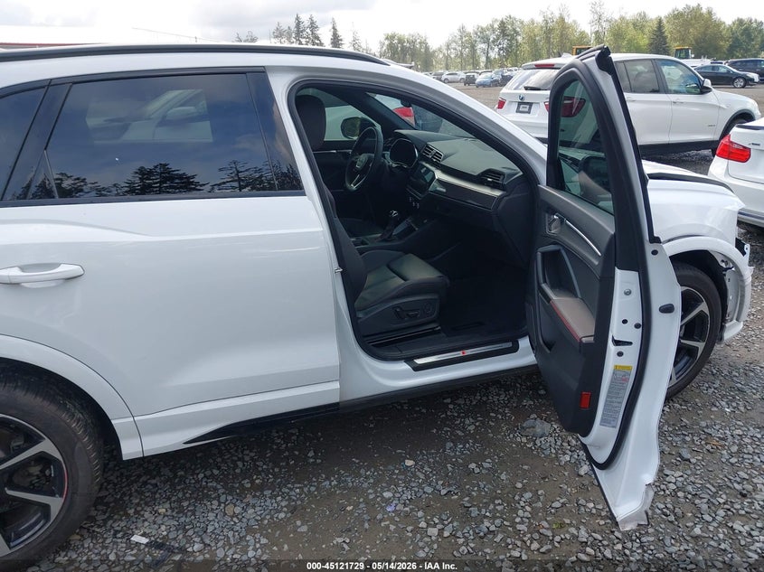 2025 Audi Q3 VIN WA1EECF31S1076151 IAAI salvage auction — RIGHT FRONT, Bill Of Sale (Washington), sold $14,100 on 2026-07-08 (photo 5)