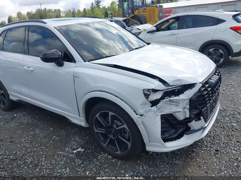 2025 Audi Q3 VIN WA1EECF31S1076151 IAAI salvage auction — RIGHT FRONT, Bill Of Sale (Washington), sold $14,100 on 2026-07-08 (photo 6)