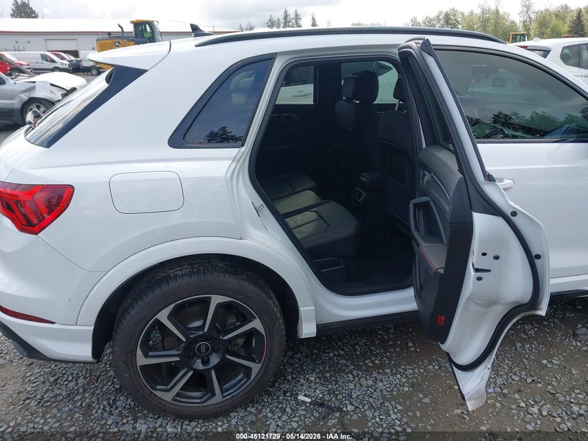 2025 Audi Q3 VIN WA1EECF31S1076151 IAAI salvage auction — RIGHT FRONT, Bill Of Sale (Washington), sold $14,100 on 2026-07-08 (photo 8)