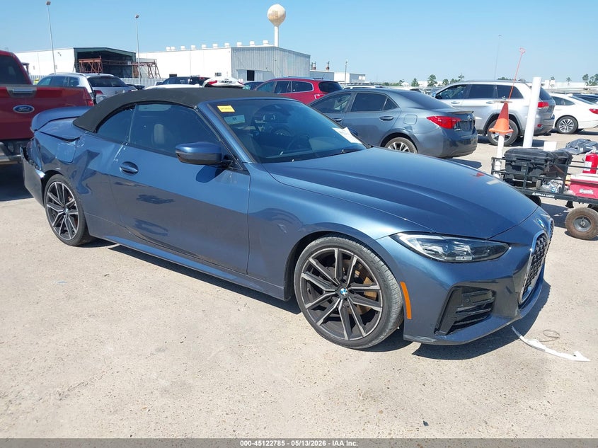 2021 BMW VIN WBA23AT02MCH17120 IAAI salvage auction — REAR END, Original (Texas), sold $6,850 on 2026-07-23 (photo 1)