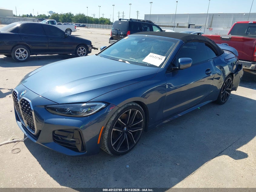2021 BMW VIN WBA23AT02MCH17120 IAAI salvage auction — REAR END, Original (Texas), sold $6,850 on 2026-07-23 (photo 2)