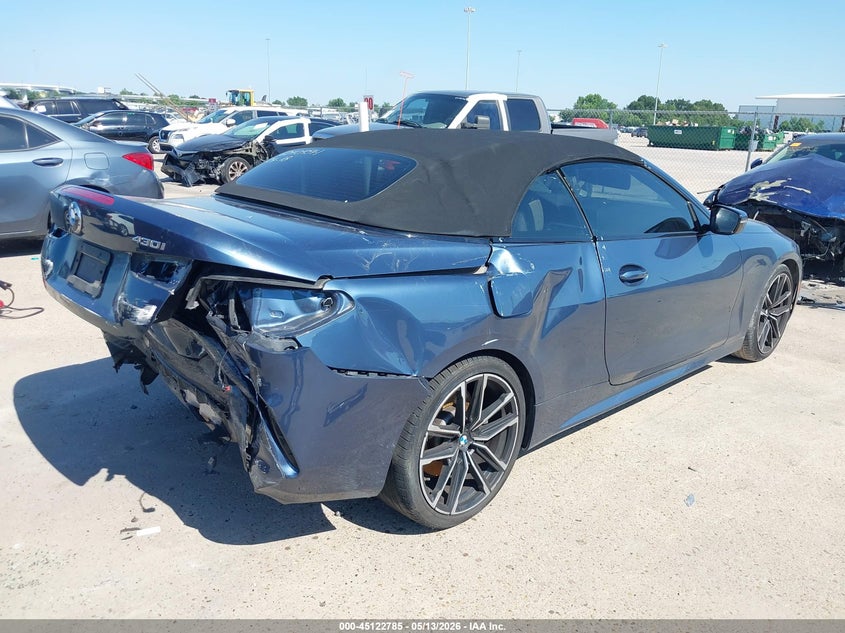 2021 BMW VIN WBA23AT02MCH17120 IAAI salvage auction — REAR END, Original (Texas), sold $6,850 on 2026-07-23 (photo 4)