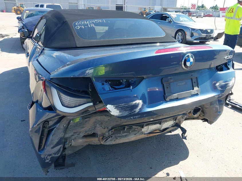2021 BMW VIN WBA23AT02MCH17120 IAAI salvage auction — REAR END, Original (Texas), sold $6,850 on 2026-07-23 (photo 6)