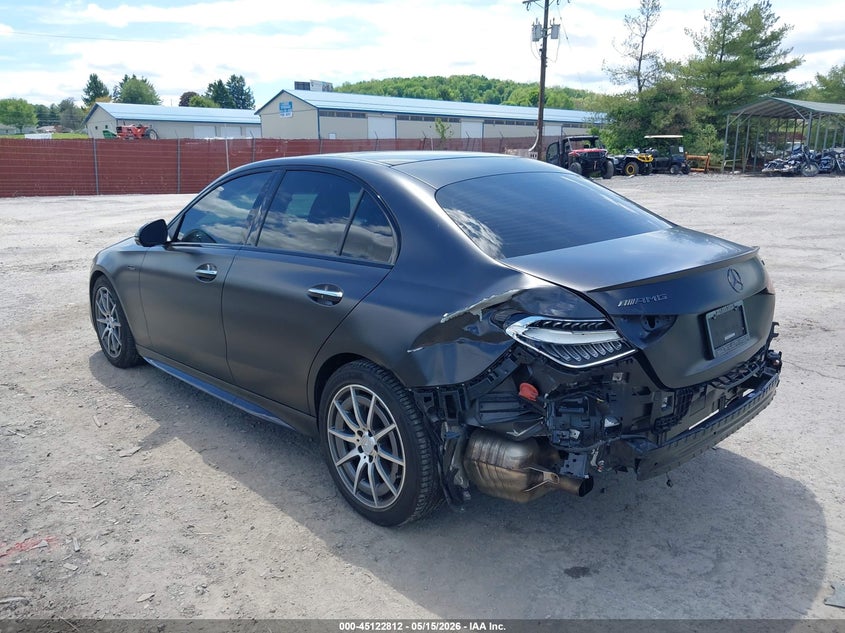 2024 Mercedes-benz VIN W1KAF8HB4RR201728 IAAI salvage auction — LEFT REAR, Salvage (Pennsylvania), sold $32,050 on 2026-07-08 (photo 6)