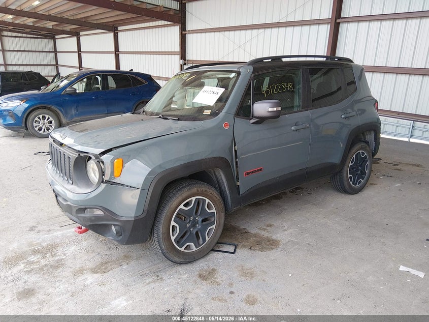 2016 Jeep Renegade VIN ZACCJBCT8GPD48211 IAAI salvage auction — FRONT END, Salvage (Missouri), sold $1,175 on 2026-07-30 (photo 2)