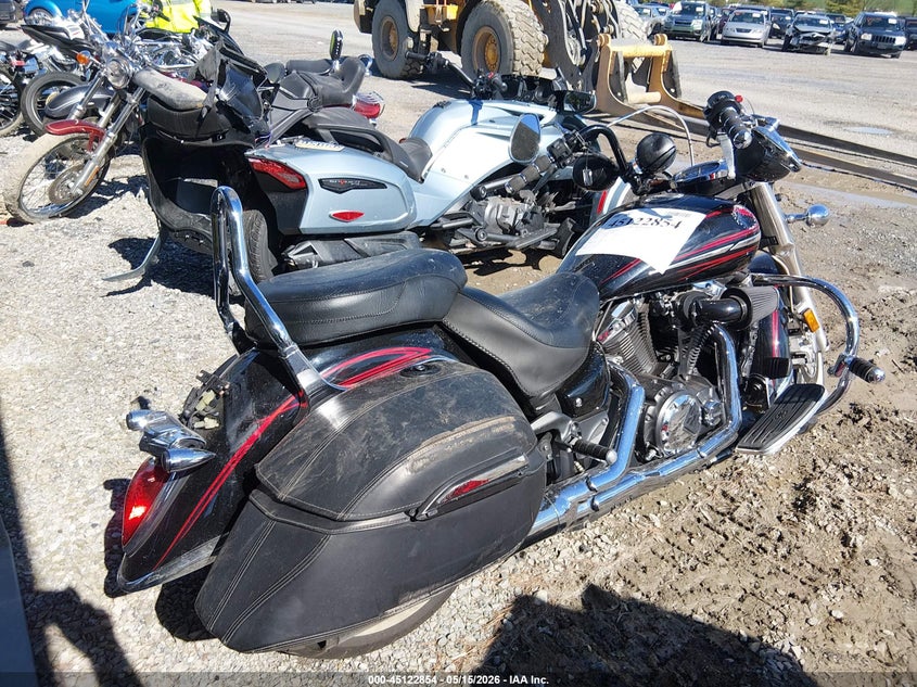 2009 Yamaha Xvs1300 a VIN JYAVP24E89A008515 IAAI salvage auction — LEFT SIDE, Salvage (Pennsylvania), sold $1,250 on 2026-07-15 (photo 4)