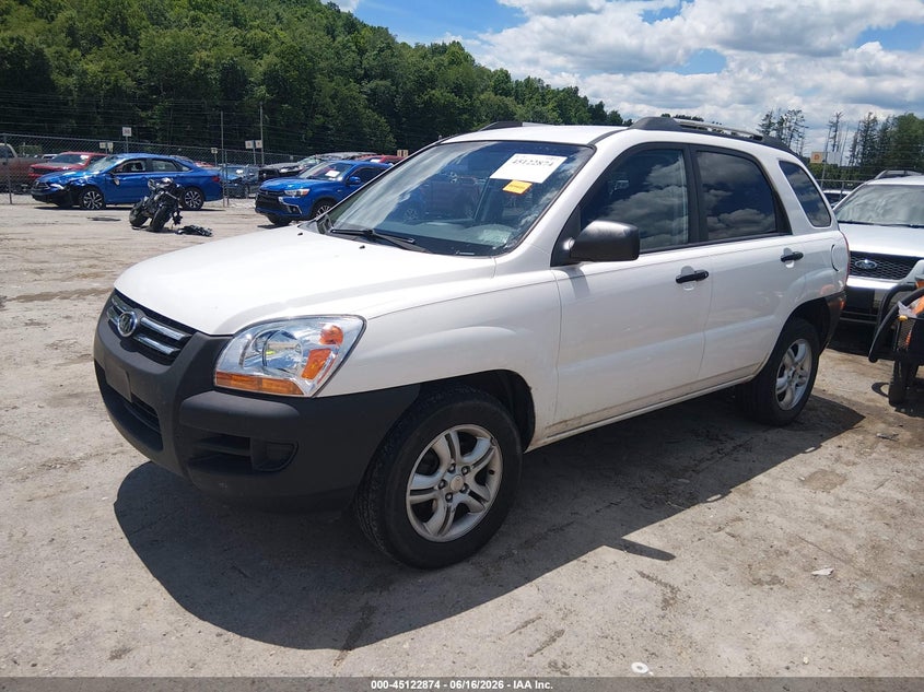 2006 Kia Sportage VIN KNDJF723X67228039 IAAI salvage auction — REAR END, Salvage (West Virginia), sold $925 on 2026-07-23 (photo 2)