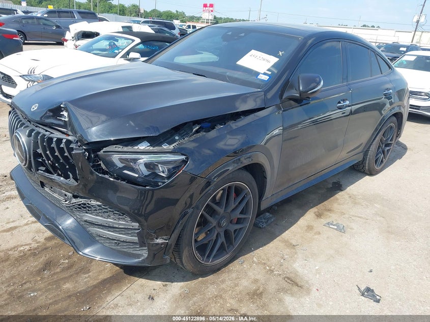 2023 Mercedes-benz Amg gle coupe VIN 4JGFD6BB6PA901843 IAAI salvage auction — FRONT & REAR, Original (Texas), sold $36,700 on 2026-07-20 (photo 2)