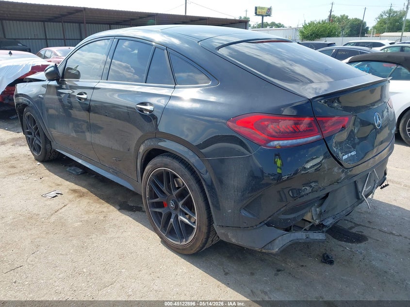 2023 Mercedes-benz Amg gle coupe VIN 4JGFD6BB6PA901843 IAAI salvage auction — FRONT & REAR, Original (Texas), sold $36,700 on 2026-07-20 (photo 3)