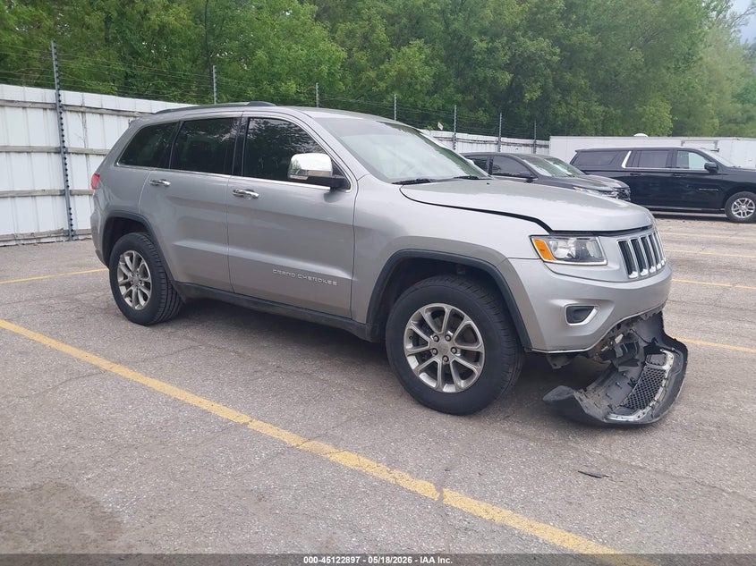 2016 Jeep Grand cherokee VIN 1C4RJFBG5GC321719 IAAI salvage auction — LEFT FRONT, Clear (Michigan), sold $3,150 on 2026-07-25 (photo 1)