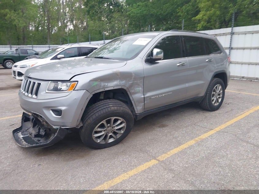 2016 Jeep Grand cherokee VIN 1C4RJFBG5GC321719 IAAI salvage auction — LEFT FRONT, Clear (Michigan), sold $3,150 on 2026-07-25 (photo 2)
