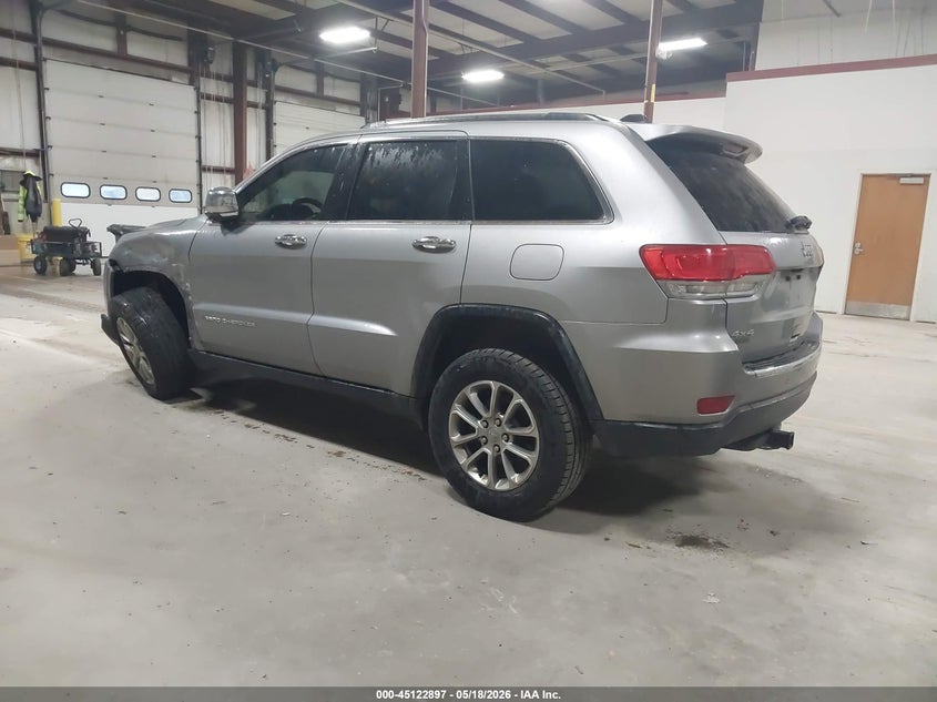 2016 Jeep Grand cherokee VIN 1C4RJFBG5GC321719 IAAI salvage auction — LEFT FRONT, Clear (Michigan), sold $3,150 on 2026-07-25 (photo 3)