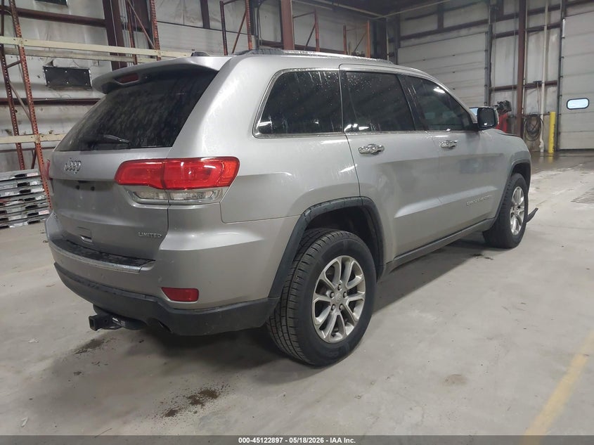 2016 Jeep Grand cherokee VIN 1C4RJFBG5GC321719 IAAI salvage auction — LEFT FRONT, Clear (Michigan), sold $3,150 on 2026-07-25 (photo 4)