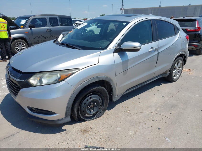 2016 Honda Hr-v VIN 3CZRU5H59GM705213 IAAI salvage auction — LEFT SIDE, Salvage (Texas), sold $2,550 on 2026-07-09 (photo 2)