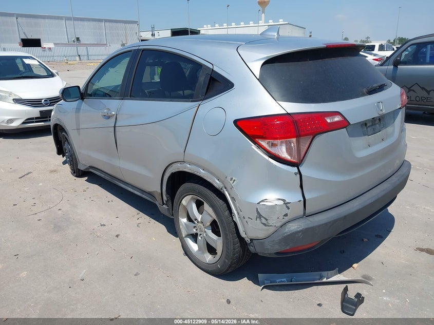 2016 Honda Hr-v VIN 3CZRU5H59GM705213 IAAI salvage auction — LEFT SIDE, Salvage (Texas), sold $2,550 on 2026-07-09 (photo 3)