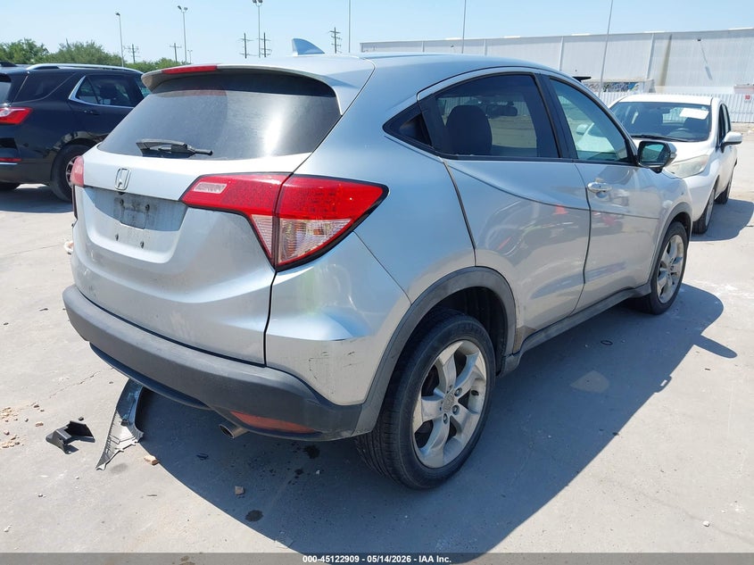 2016 Honda Hr-v VIN 3CZRU5H59GM705213 IAAI salvage auction — LEFT SIDE, Salvage (Texas), sold $2,550 on 2026-07-09 (photo 4)