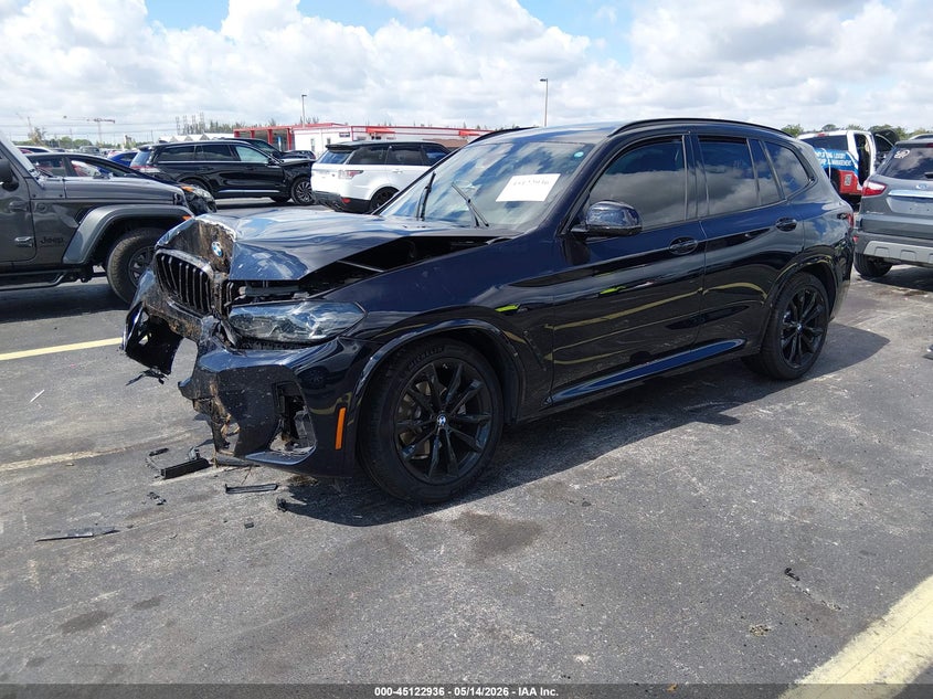 2024 BMW X3 VIN 5UX43DP07R9V36795 IAAI salvage auction — FRONT END, Rebuildable (Florida), sold $7,550 on 2026-07-09 (photo 2)