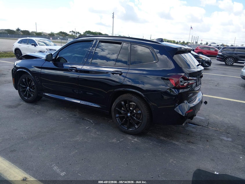 2024 BMW X3 VIN 5UX43DP07R9V36795 IAAI salvage auction — FRONT END, Rebuildable (Florida), sold $7,550 on 2026-07-09 (photo 3)